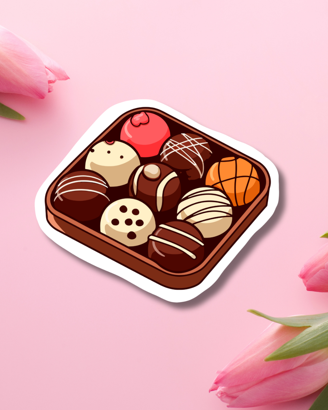 Chocolate Box Vinyl Sticker