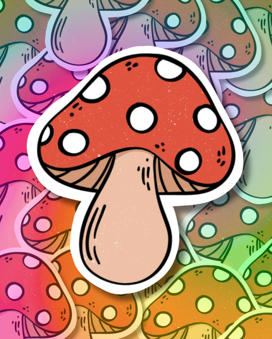 Classic Shroom Vinyl Sticker