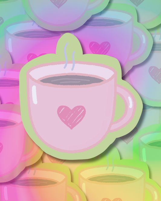 Coffee Love Vinyl Sticker