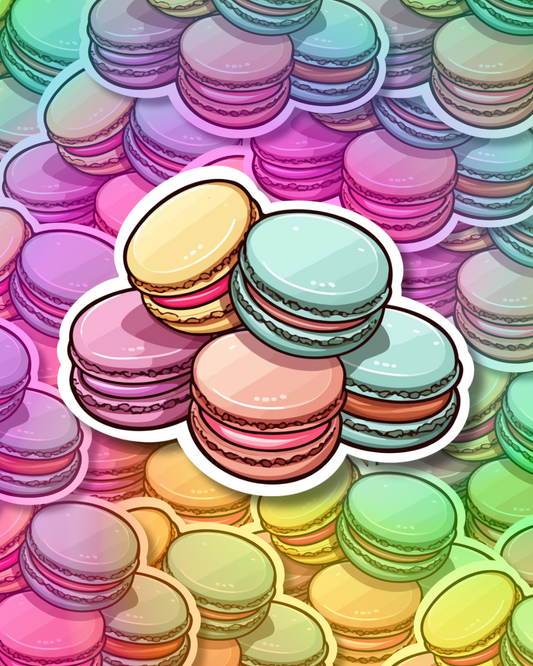 Colorful Macaron Vinyl Sticker