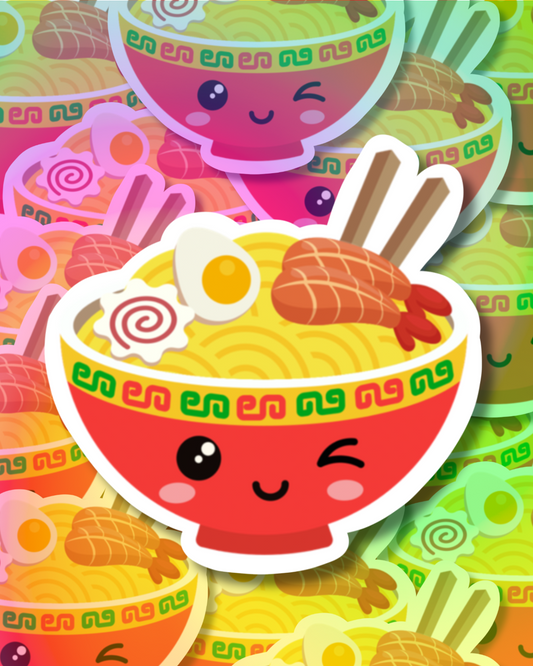 Coquette Ramen Vinyl Sticker