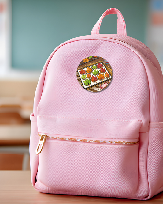 Cozy Cookies Button Pin