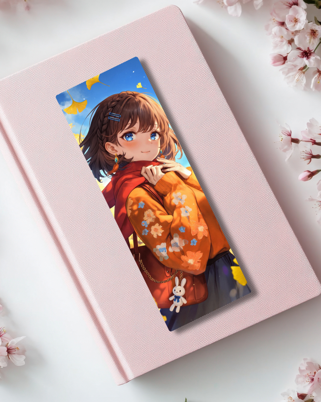 Cozy Girl Bookmark Handmade Bookish Gift