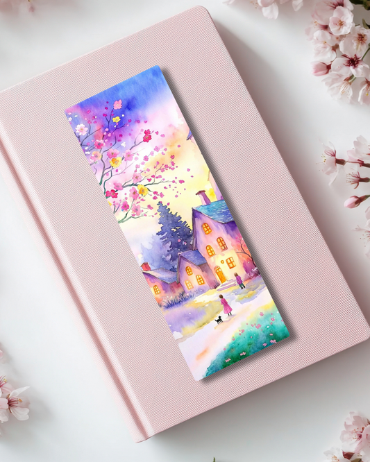 Cozy Neighborhood Bookmark Handmade Bookish Gift