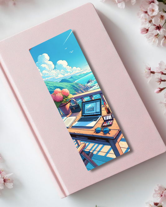 Cozy Work Bookmark Handmade Bookish Gift