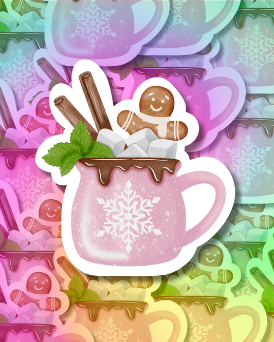 Cozy Choco Vinyl Sticker