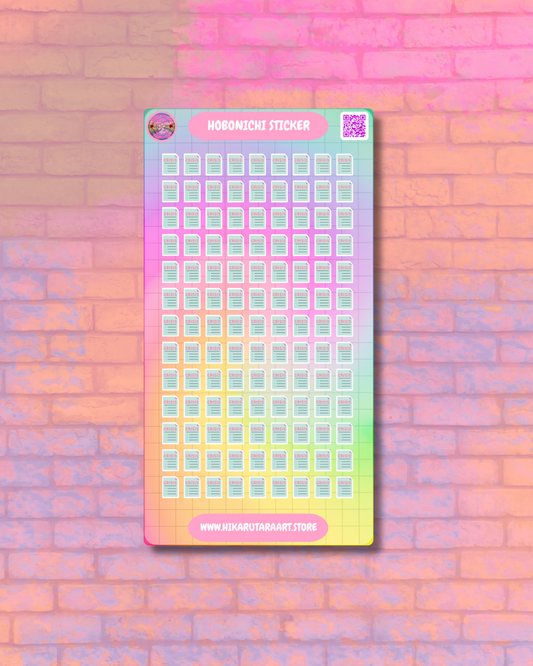 Hobonichi Cousin Crisis Tab Sticker Sheet