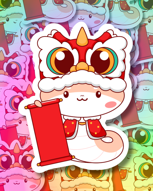 Cute Dragon Vinyl Sticker