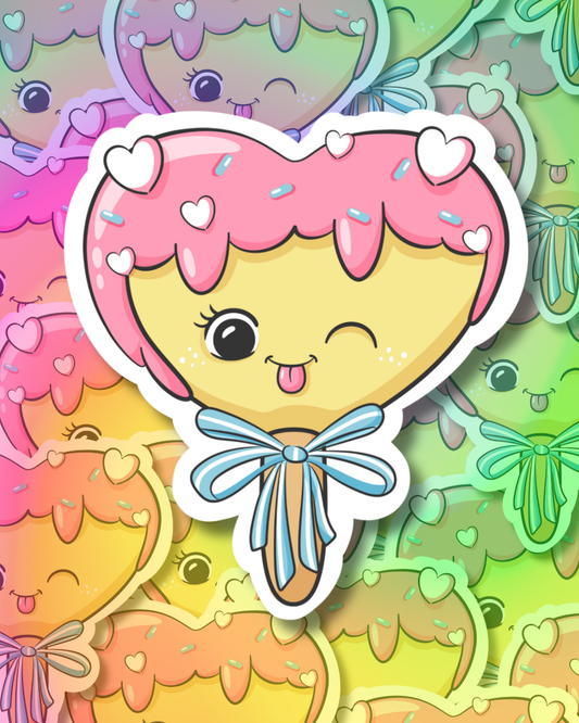 Cute Popsicle Vinyl Sticker