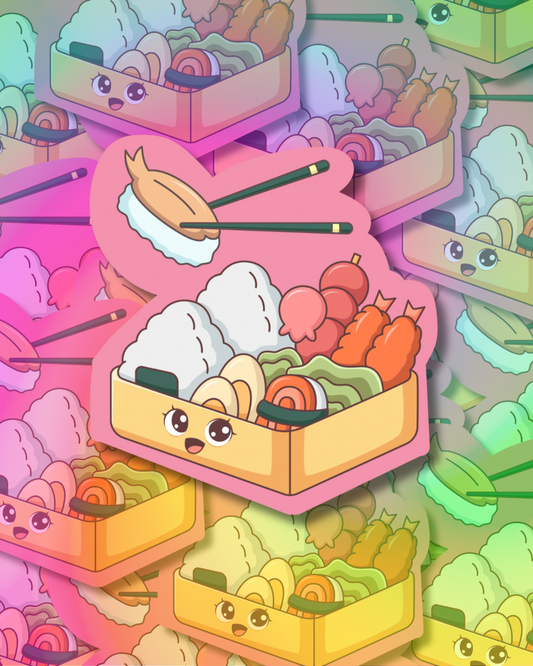 Cute Bento Box Vinyl Sticker