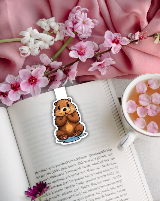 Cutie Beaver Magnetic Bookmark