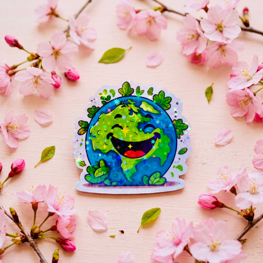 Cutie Earth Kawaii 2.5-Inch Cute Collectible Magnet | Aesthetic Refrigerator & Locker Magnet | Gift Shop Souvenir