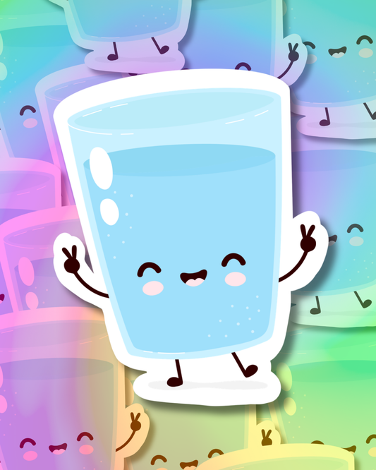 Cutie Water Vinyl Sticker