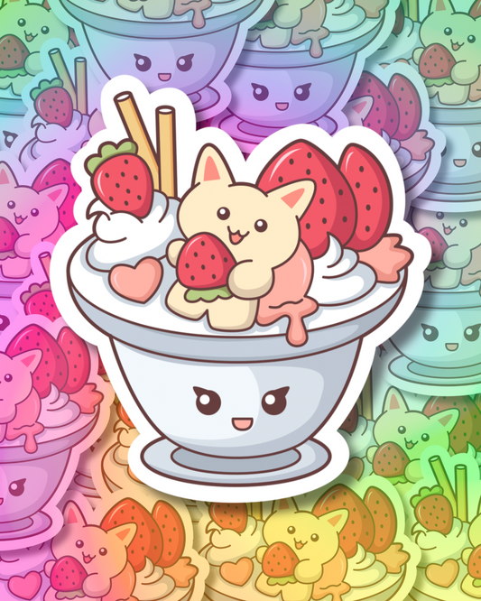 Cutie Sunday Vinyl Sticker