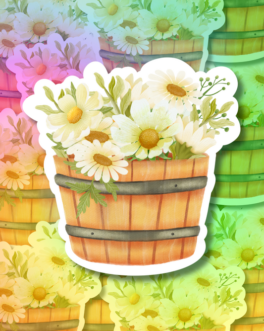 Daisy Bouquet Vinyl Sticker
