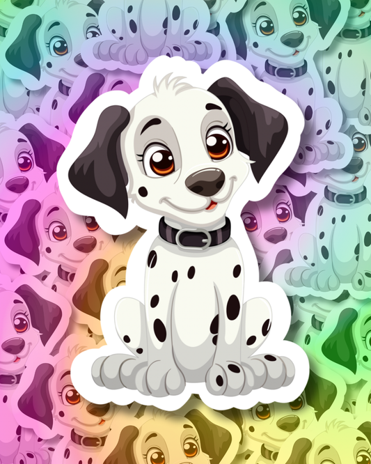 Dalmatian Cutie Vinyl Sticker