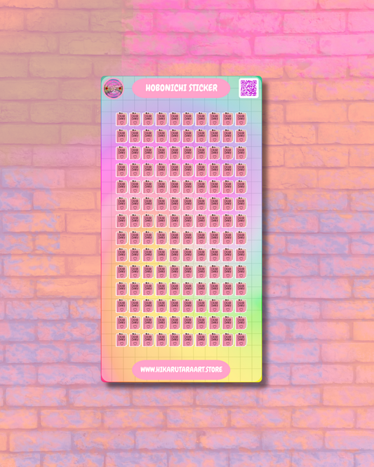 Hobonichi Cousin Diary Tab Sticker Sheet