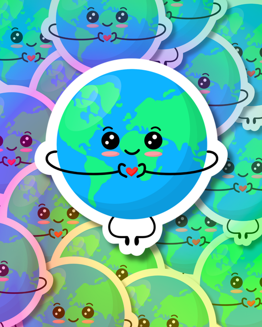 Earth Cutie Vinyl Sticker
