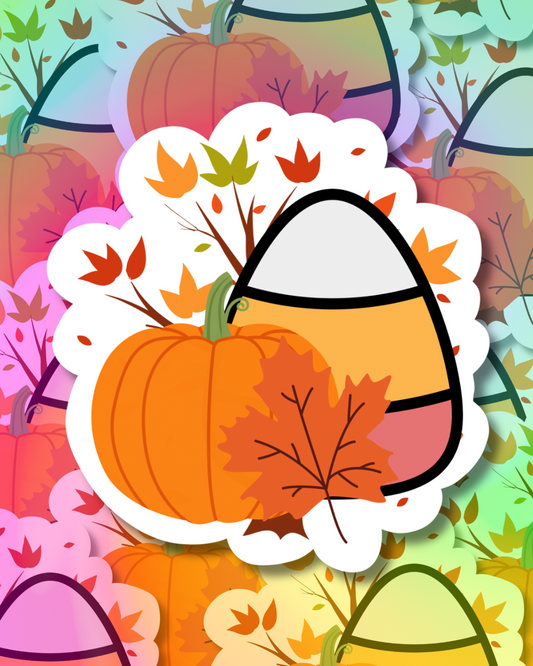 Fall Vibes Vinyl Sticker