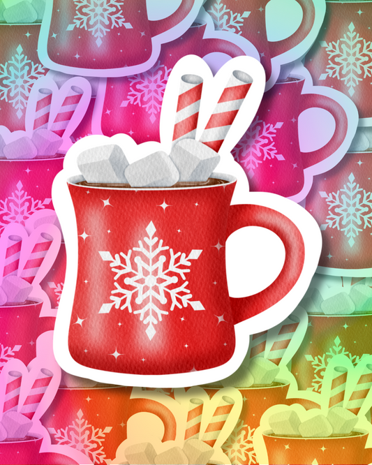 Festive Choco Vinyl Sticker