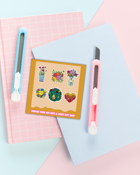 Flower Meadow Mini Sticker Sheet