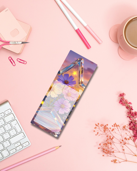 Flowered Crystal Star Notepad Aesthetic Cute Stationery Gift