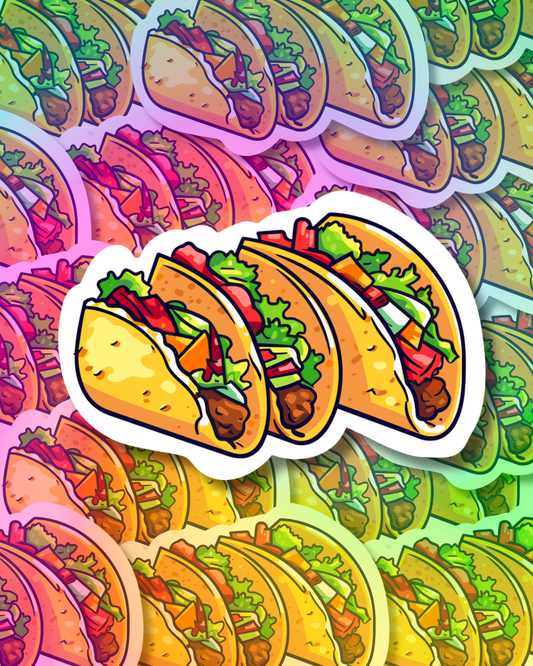 Fresh Taco Vinyl Sticker