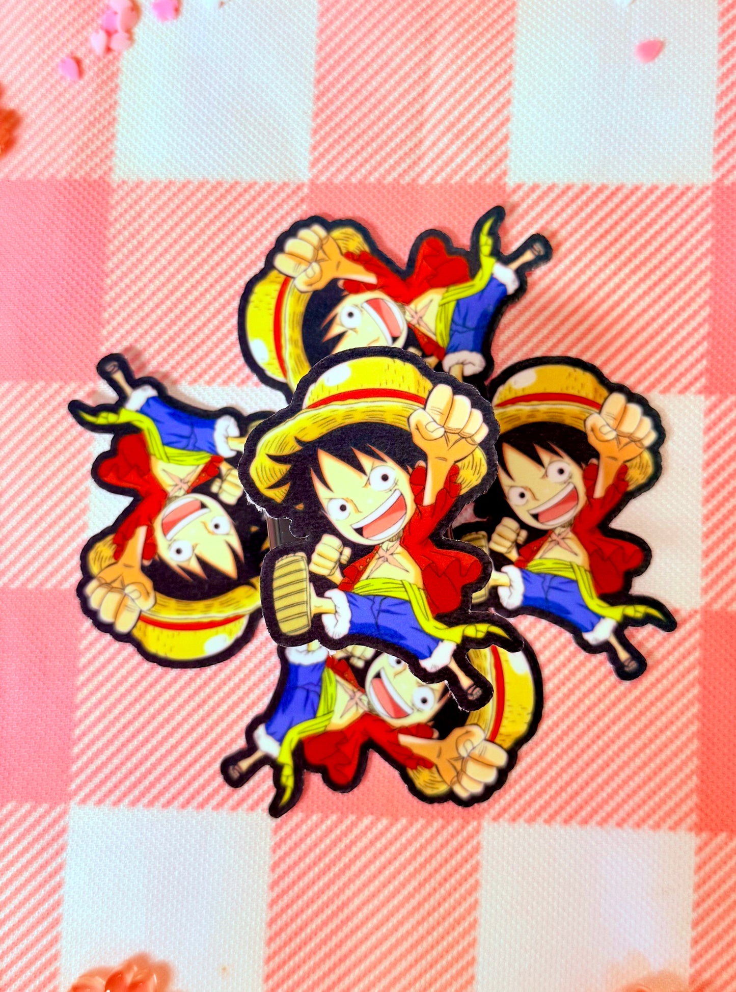 Jumpy Luffy Vinyl Sticker