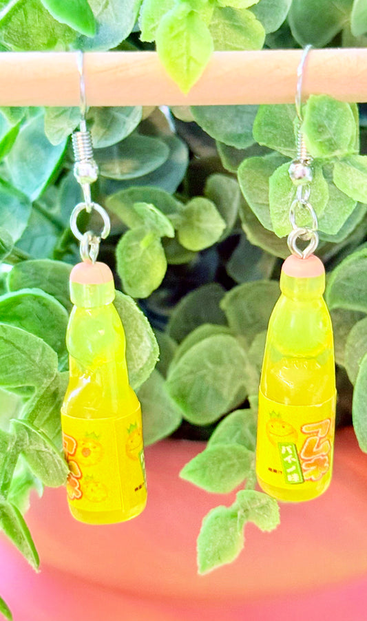 Lemon Soda Earrings
