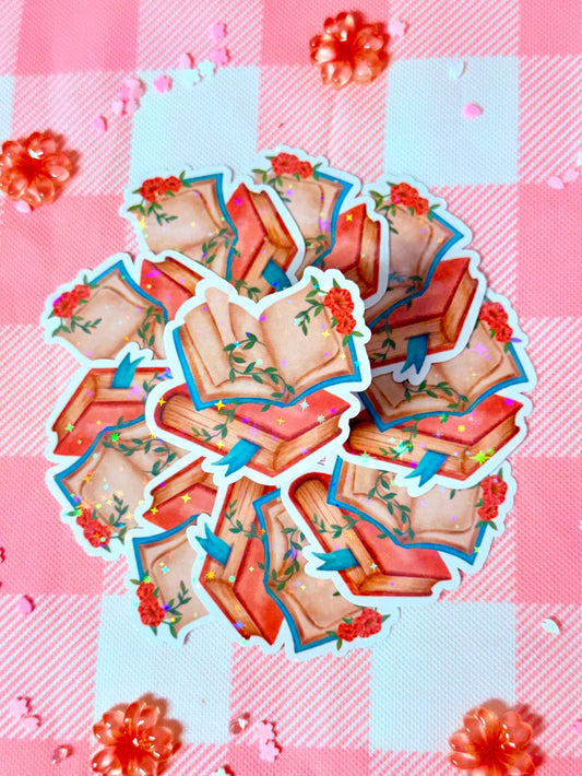 Spring Books Holographic Vinyl Sticker