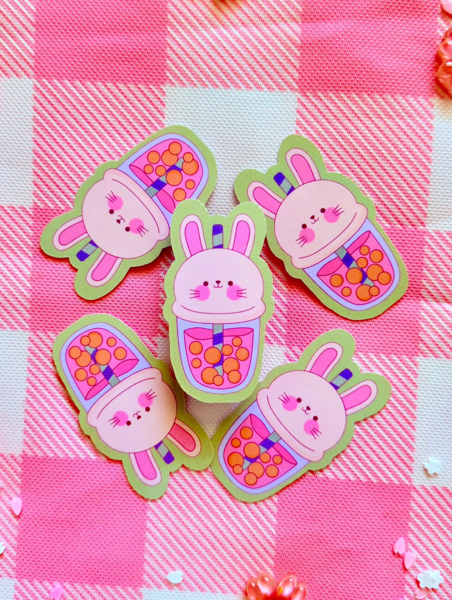 Boba Bunny Vinyl Sticker