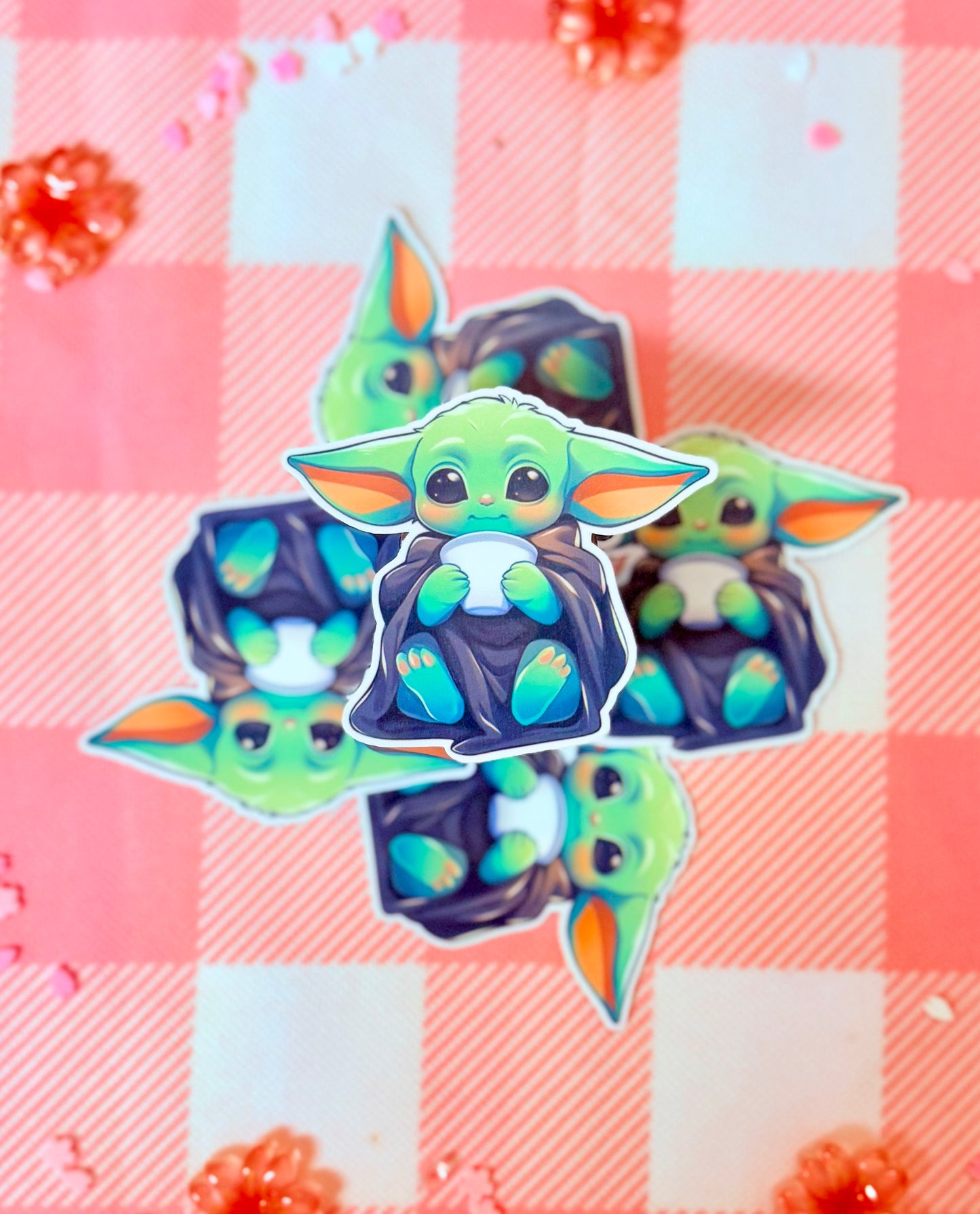 Baby Yoda Cutie Vinyl Sticker
