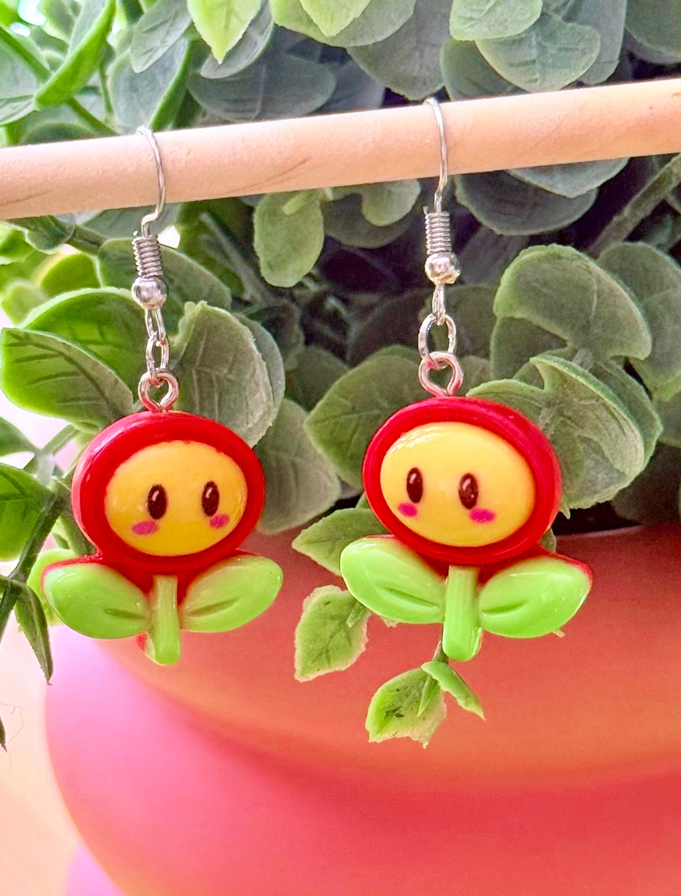 Fire Flower Earrings