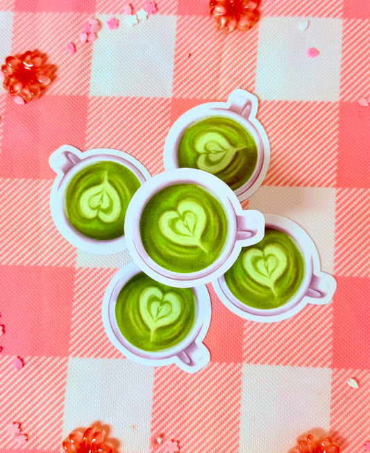Macha Love Vinyl Sticker