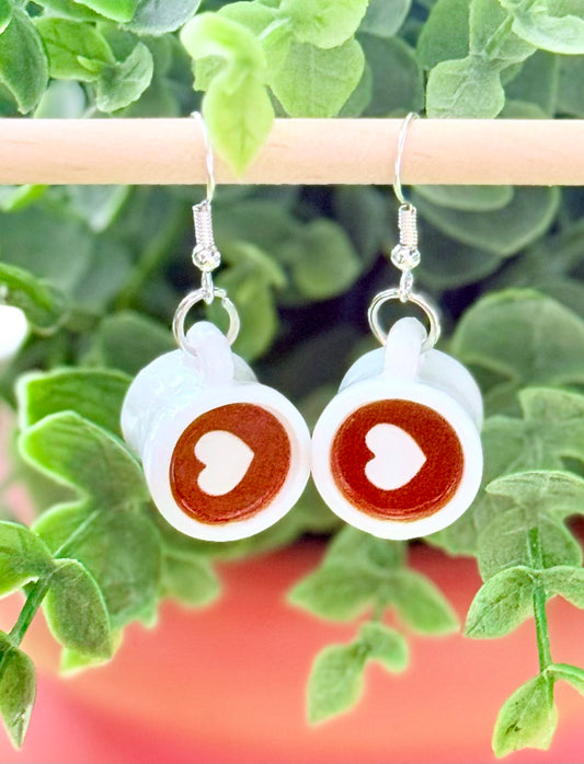 Love Coffee Cups Earrings