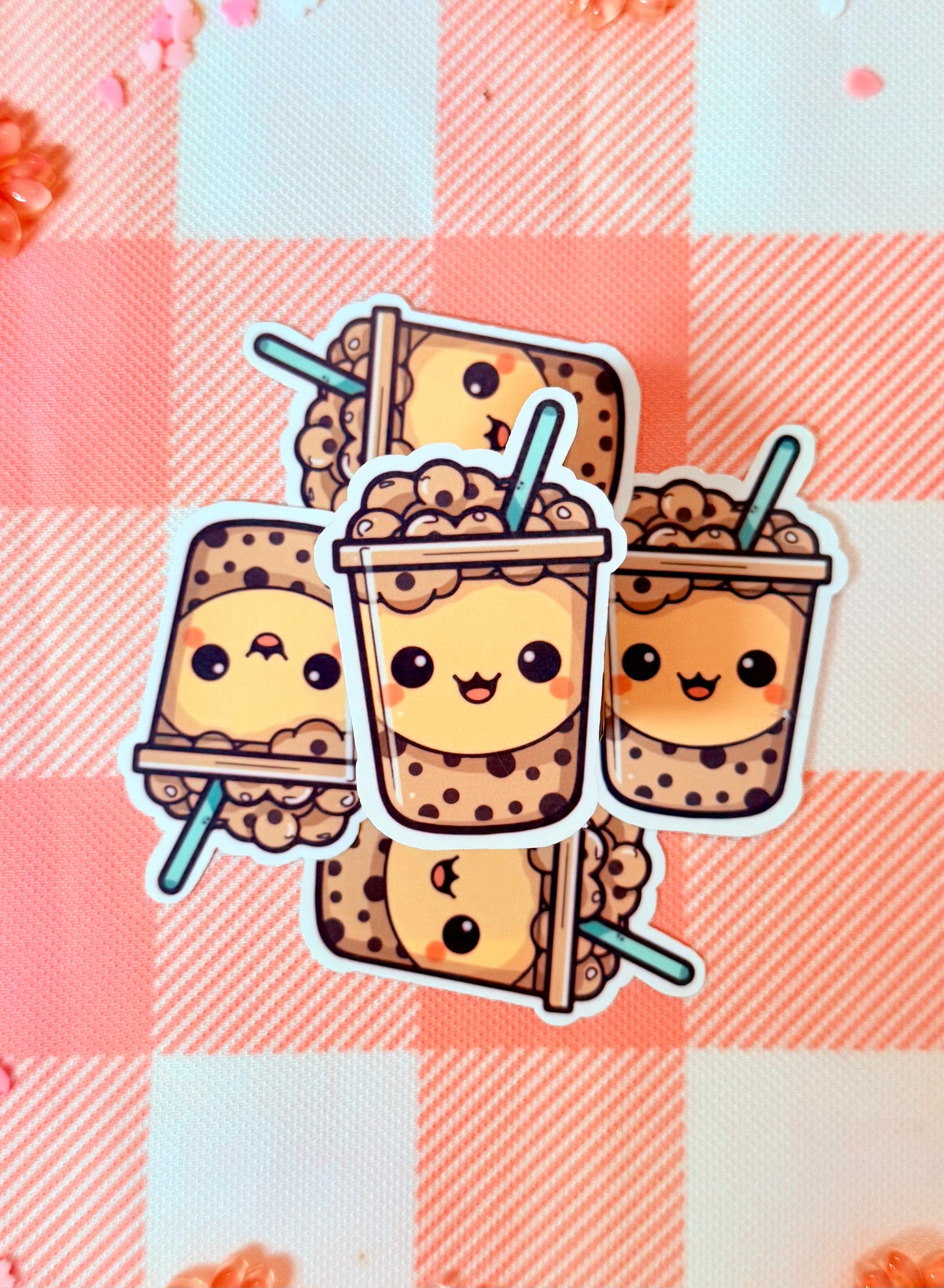 Choco-Chip Boba Cutie Vinyl Sticker