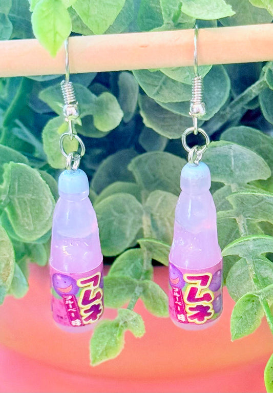 Grape Soda Earrings