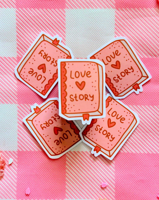 Love Story Vinyl Sticker