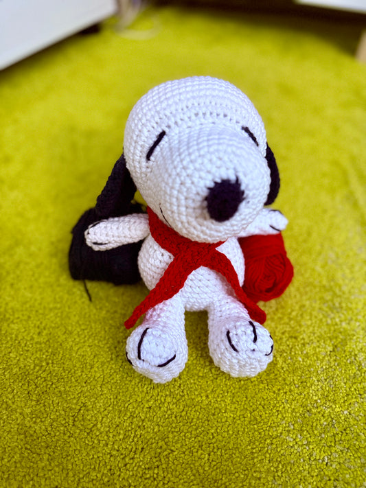 Kawaii Snoopy Knitted Plushie Amigurumi