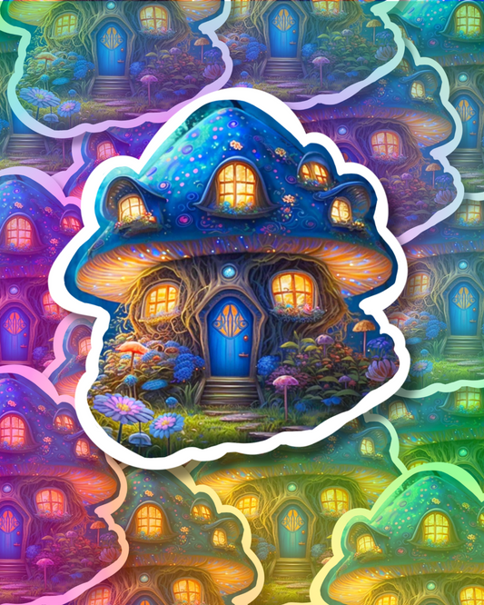 Fungi Home Vinyl Sticker