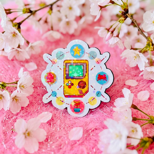 Gameboy Bliss Kawaii 2.5-Inch Cute Collectible Magnet | Aesthetic Refrigerator & Locker Magnet | Gift Shop Souvenir