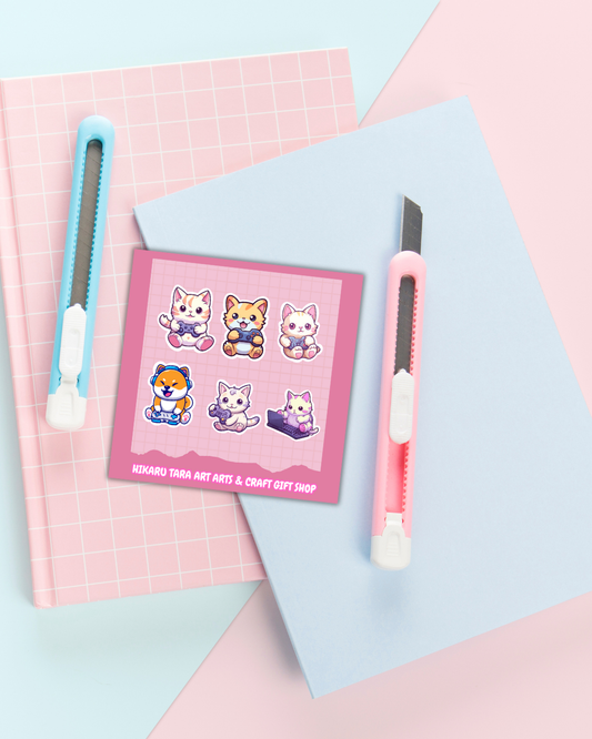 Gamer Cuties Mini Sticker Sheet