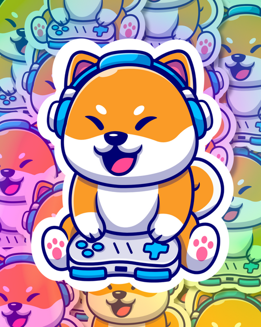Gamer Shiva Vinyl Sticker
