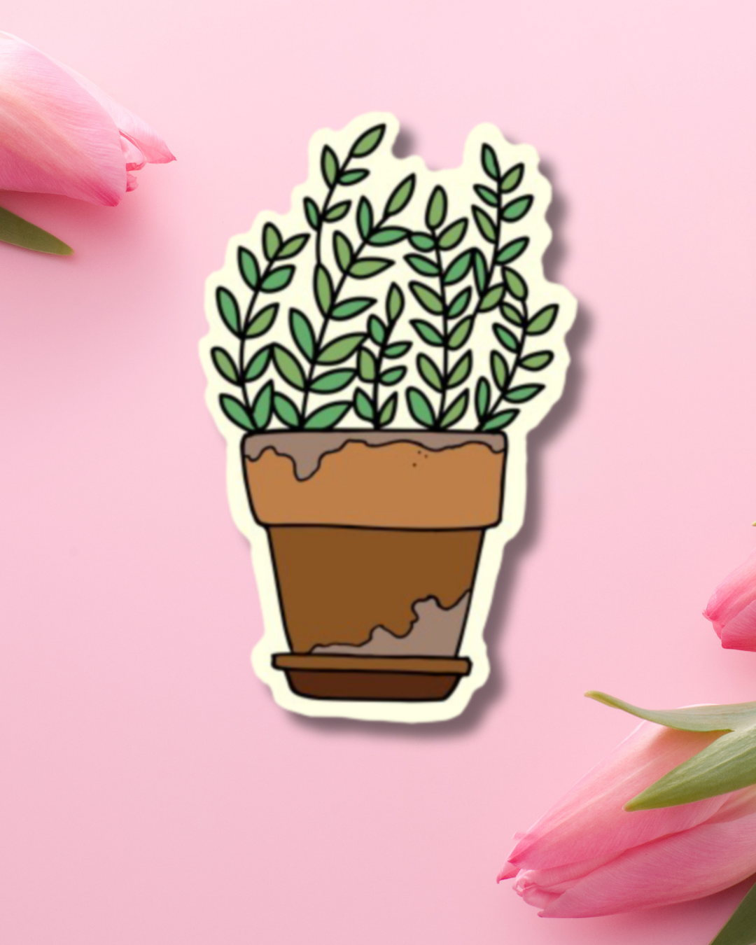 Garden Jar Vinyl Sticker