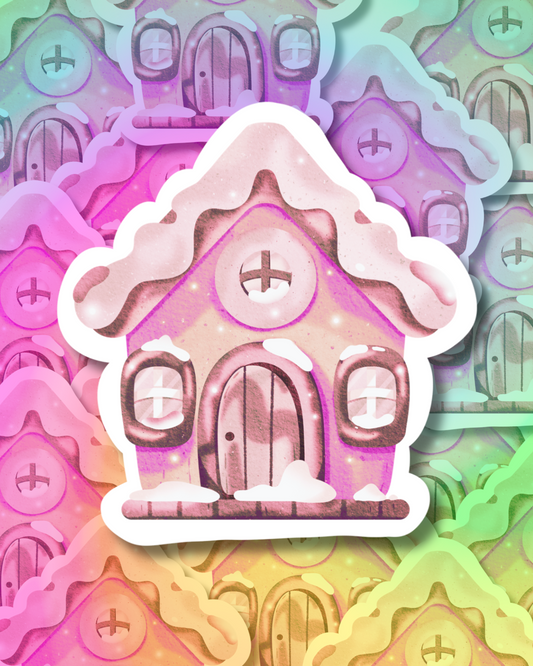 Gingerbread Pinky Vinyl Sticker