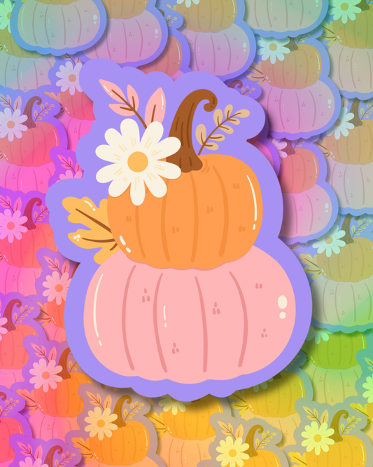 Gorgeous Pumpkin Vinyl Sticker