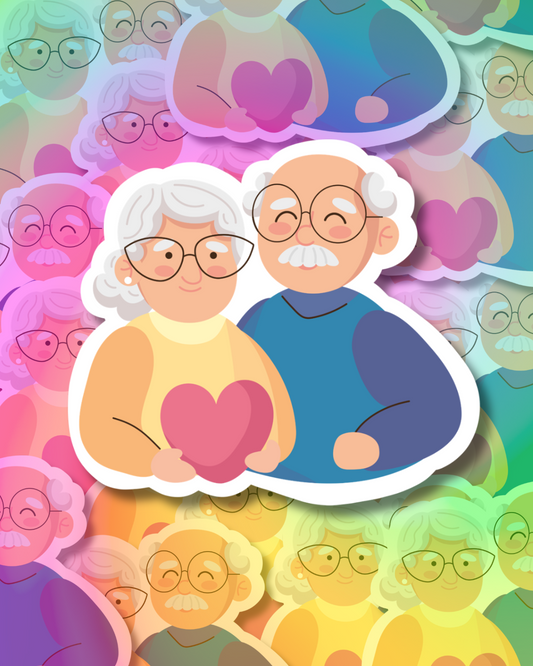 Grandparents Joy Vinyl Sticker