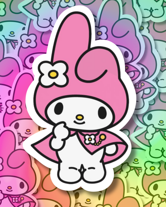 Happy My Melody Vinyl Sticker