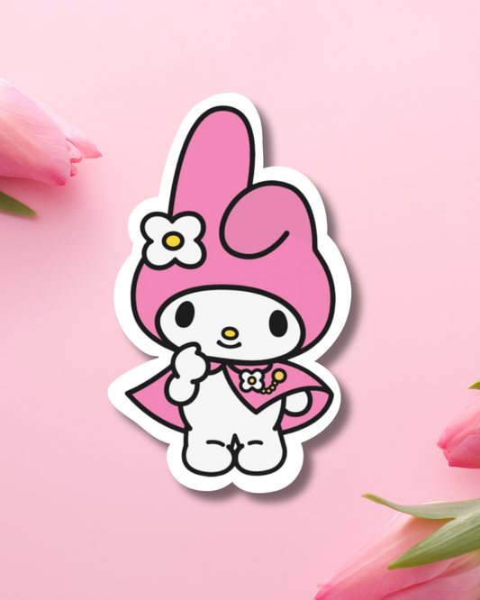 Happy My Melody Vinyl Sticker