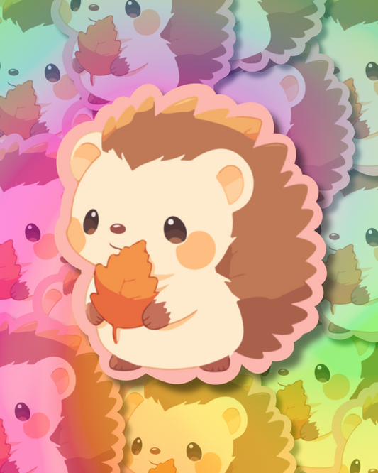 Hedgehog Cutie Vinyl Sticker